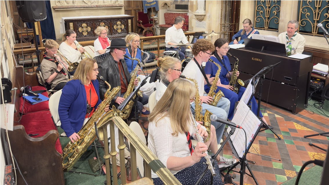 VE day 80th anniversary at Christ Church Chorleywood